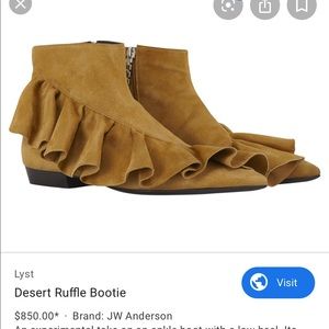 Ruffle Side Bootie *** 1st pic for similarity ONLY